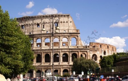 罗马建筑高清风景画