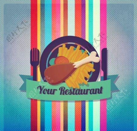 餐厅食品标志