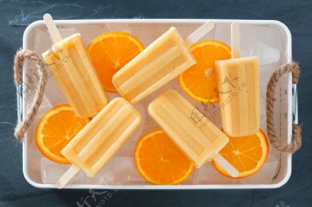 橙子冰棍
