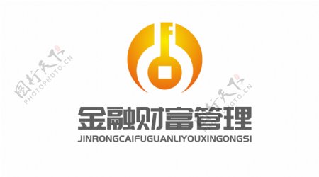 金融财富管理logo标识设计