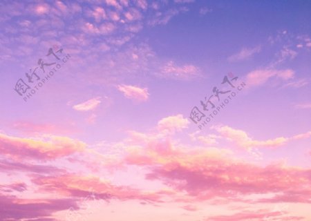 淡紫色天空
