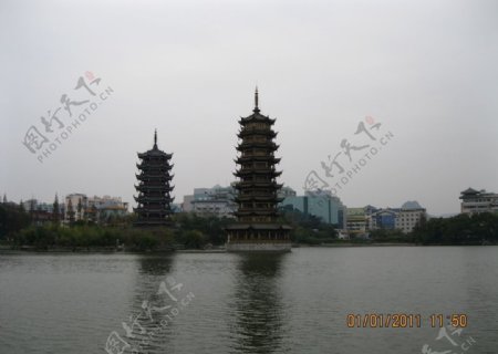 桂林日月塔