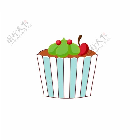 生日蛋糕鲜奶水果甜樱桃