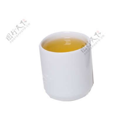 白色陶瓷茶杯实拍免抠