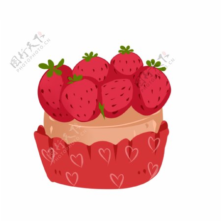 生日水果草莓蛋糕