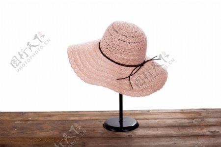 女士凉帽遮阳帽摄影图11