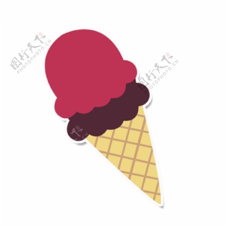 冰淇淋元素设计图标