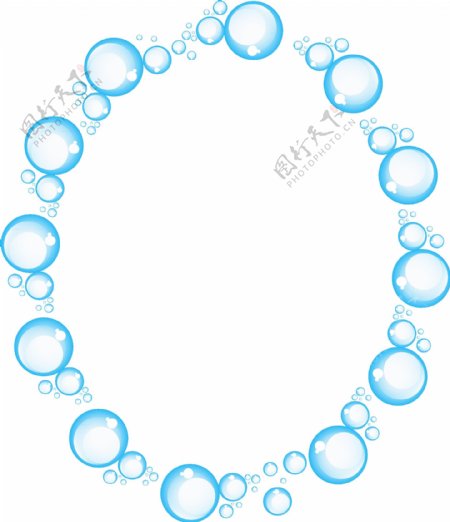 气泡水滴元素设计