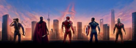 复仇者联盟4超级英雄到上海