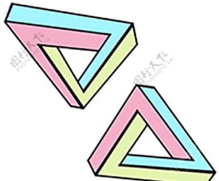三角形几何图案