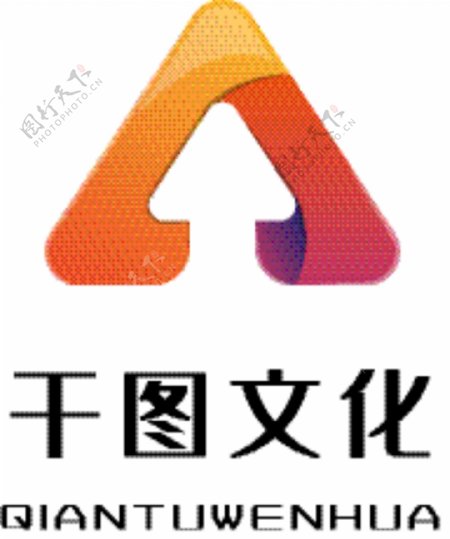 字母A商业标志logo设计