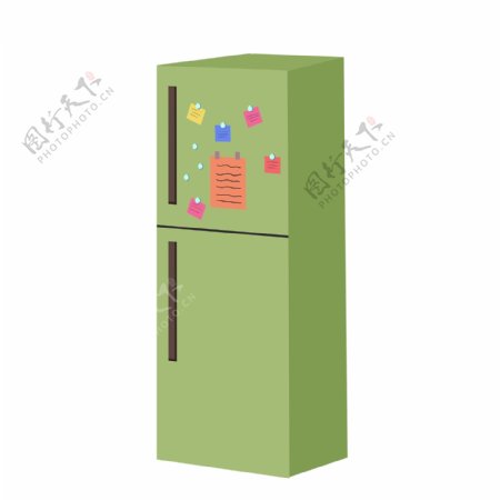 绿色电器冰箱家具
