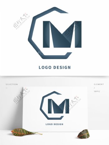 字母M通用logo标志