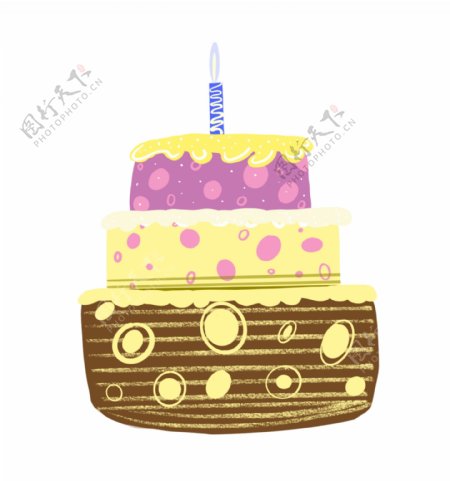 生日蛋糕蜡烛
