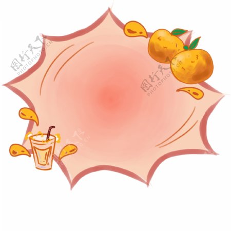 水果饮品气泡插图