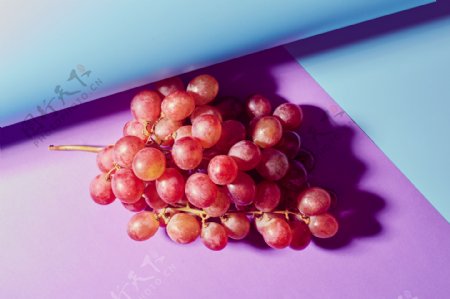 美味成熟葡萄排列