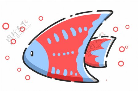 鱼类图案设计