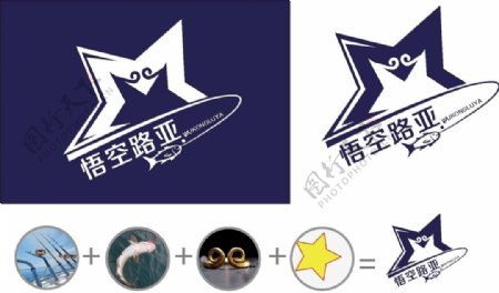 渔具店Logo