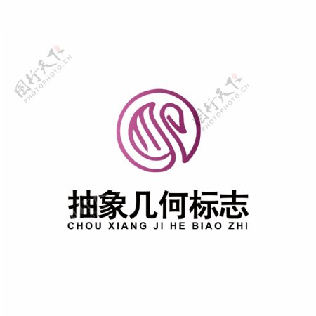 抽象几何图案logo