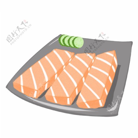 生鱼片日本美食