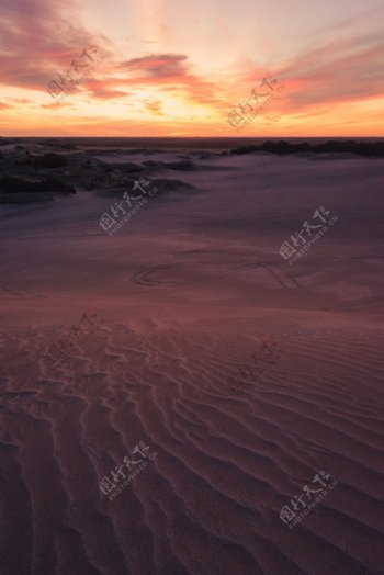 沙漠落日