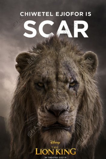 狮子王角色海报