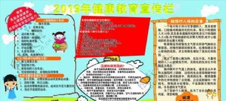 2019健康教育宣传栏