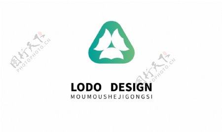 原创绿色环保垃圾元素logo设计