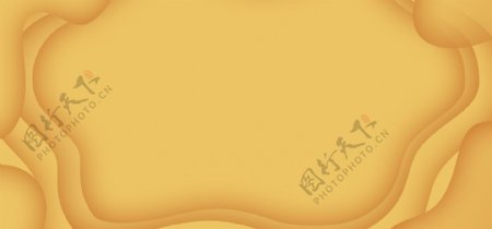 简约金色电商banner背景设计