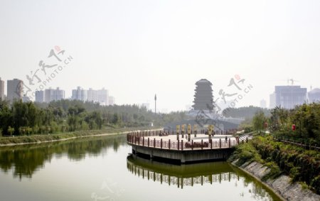 汉城湖美景