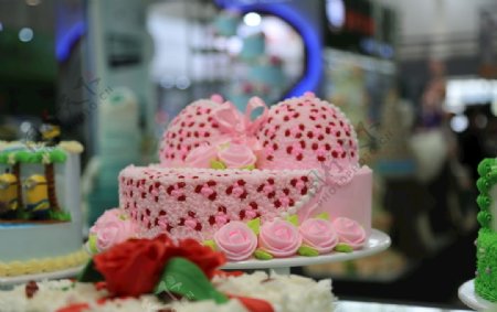性感内衣造型蛋糕摄影