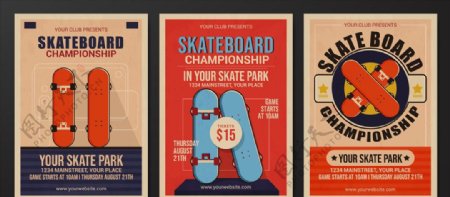 滑板海报