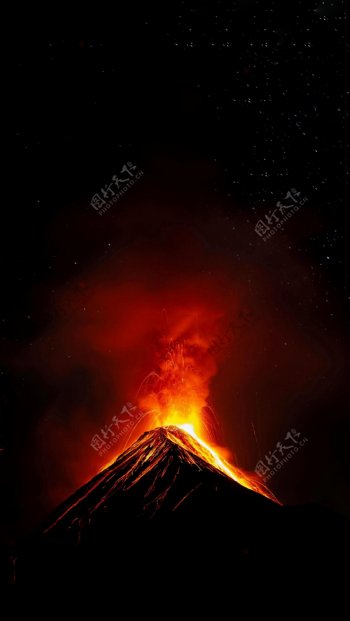 火山喷发背景