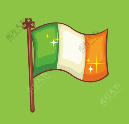 爱尔兰国庆元素