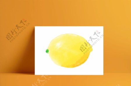柠檬插画设计素材