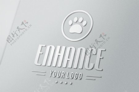 猫爪logo设计图