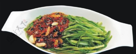 豆豉鲮鱼油麦菜