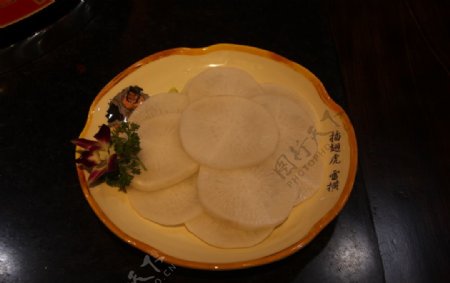 美食火锅土豆配菜