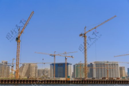 阿拉伯联合酋长国迪拜市的建筑起