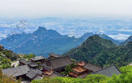 泰山风景碧霞祠