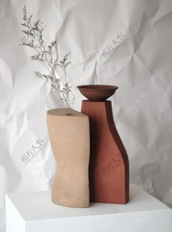 简约陶瓷花瓶软装艺术摆件