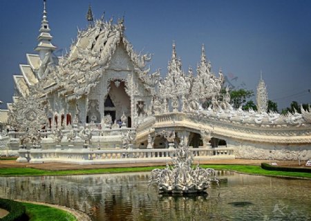泰国清莱白庙摄影