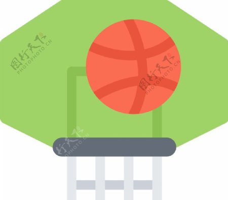篮球框UI标识标志