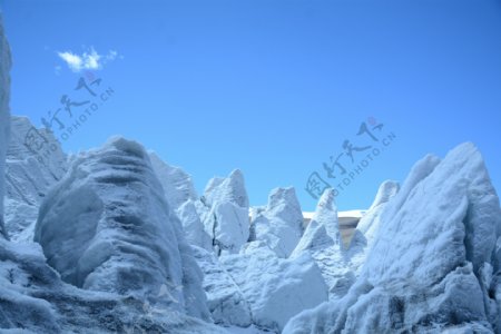 藏地雪域雪山美景