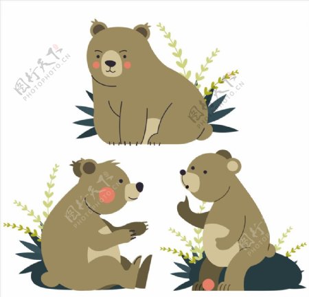 轻松熊小熊可爱熊