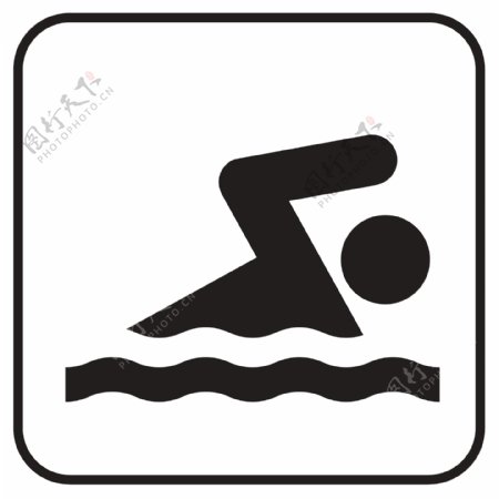 游泳运动图标