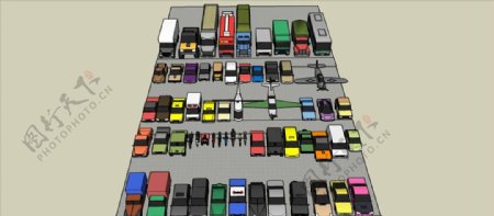 停车场模型