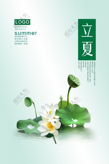 立夏节气海报