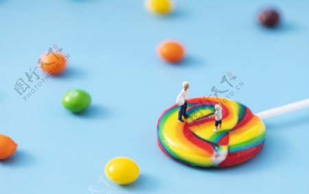 61儿童节创意棒棒糖