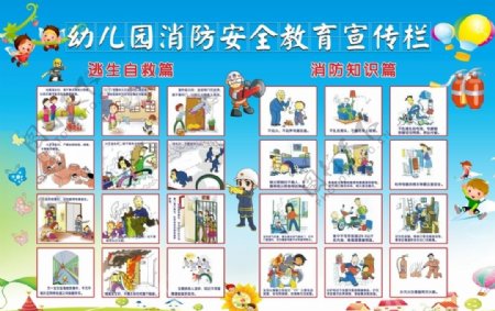 幼儿园消防安全教育宣传栏